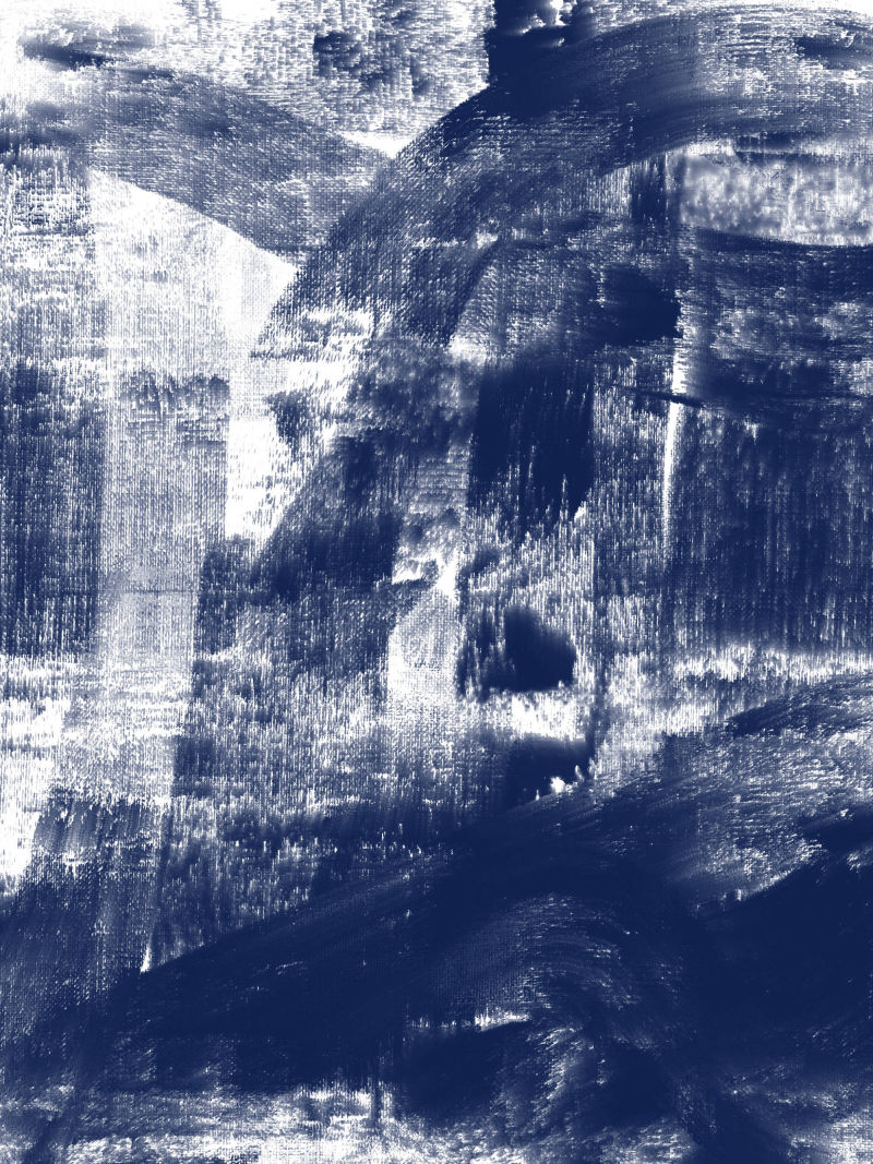 Monochrom Blau  -  Reinhard Dedecek