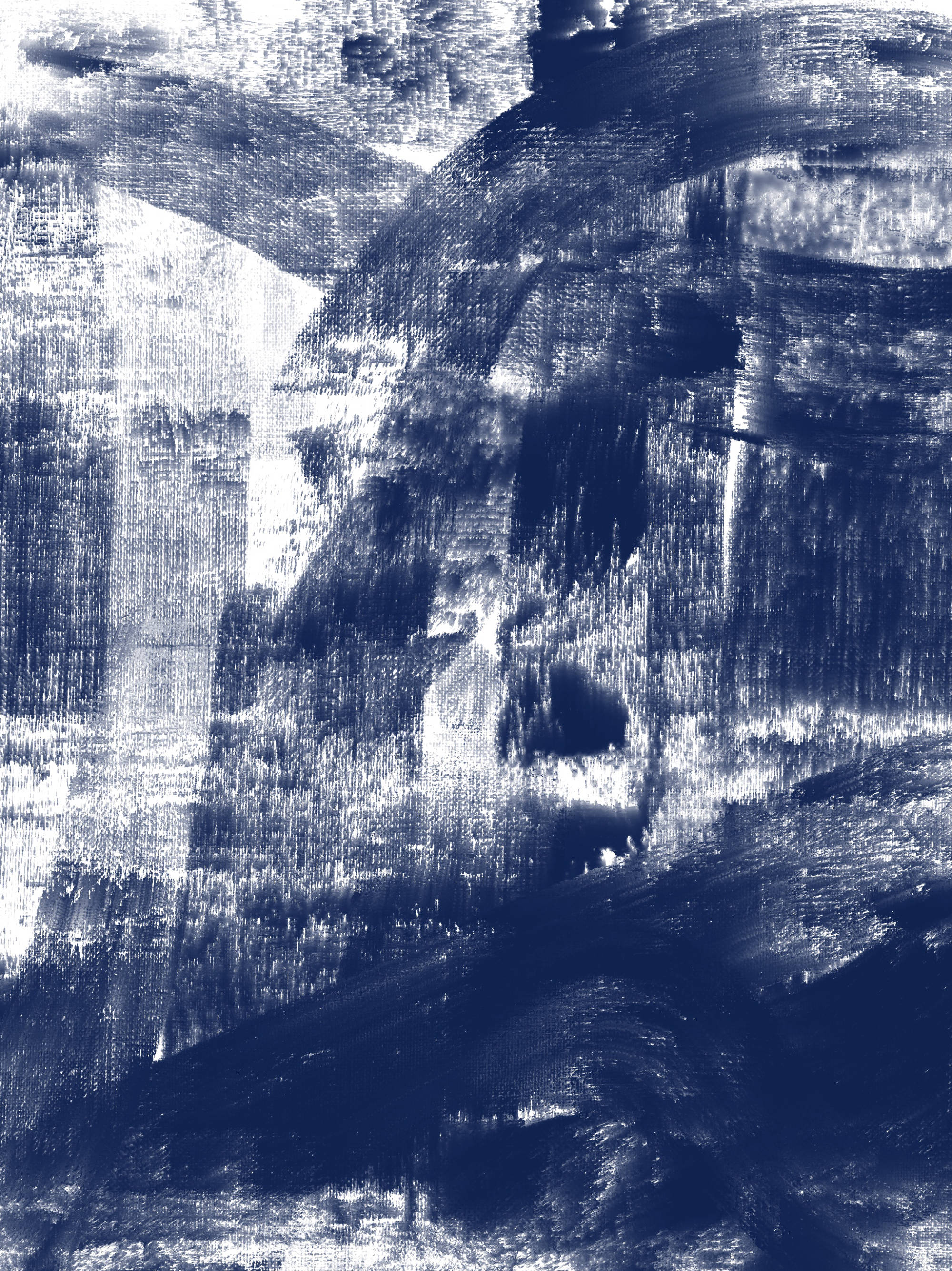 Monochrom Blau  -  Reinhard Dedecek